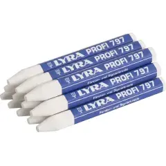 Nouvelle Collection Boîte de 12 craies forestières à l‘huile Lyra 797 Profi 120x12mm blanches – LYRA – L4870001