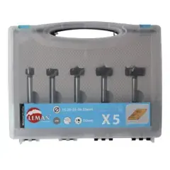 Populaire Coffret de 5 mèches à façonner à fond plat PRS.00100.7 – LEMAN – 100.700.05