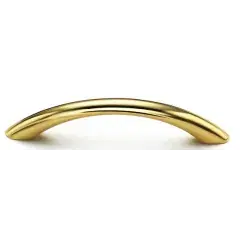 Poignée courbe zamak longueur 164mm entraxe 128mm diamètre 10mm doré brillant – ESTAMP – 7861100 Paiement Sécurisé