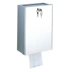 Must-Have Distributeur de sachets hygiéniques et poubelle inox – DELABIE – 2561D