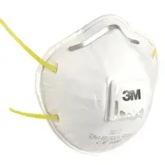 Boîte de 10 masques respiratoires coques jetables FFP1 avec soupape série 8812 blanc – 3M – 7000006980 Quantité Limitée