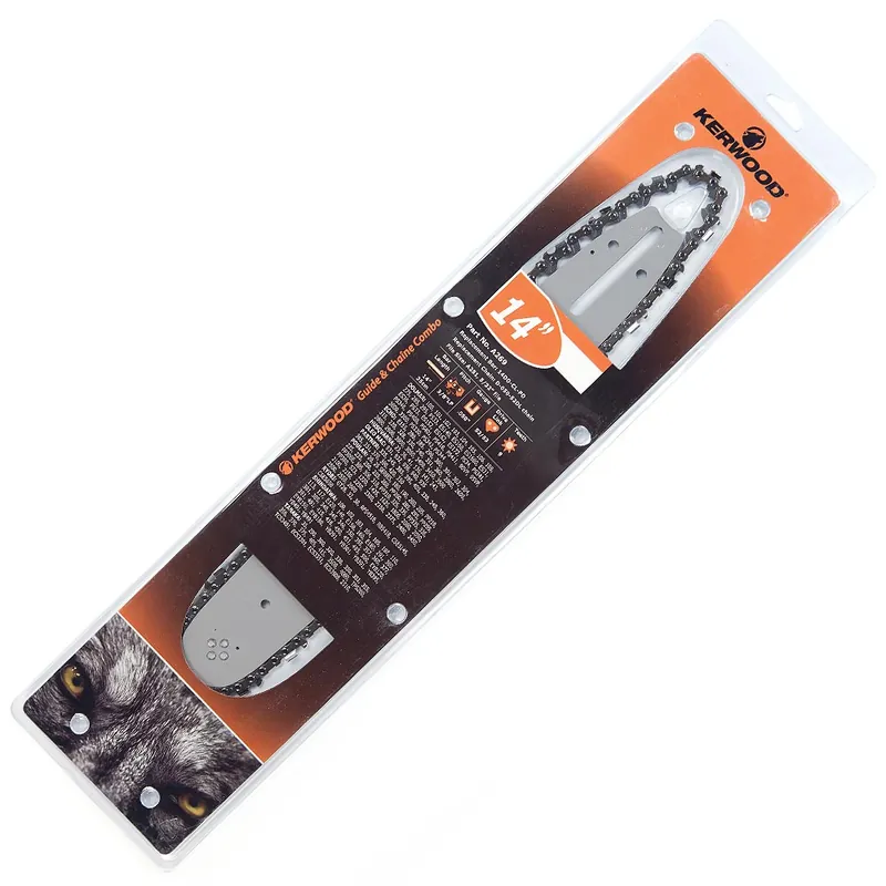 Satisfait Ou Remboursé Kit Kerwood guide + chaîne tronçonneuse 35 cm, 3/8&Prime;LP 1,3 mm. 52 maillons