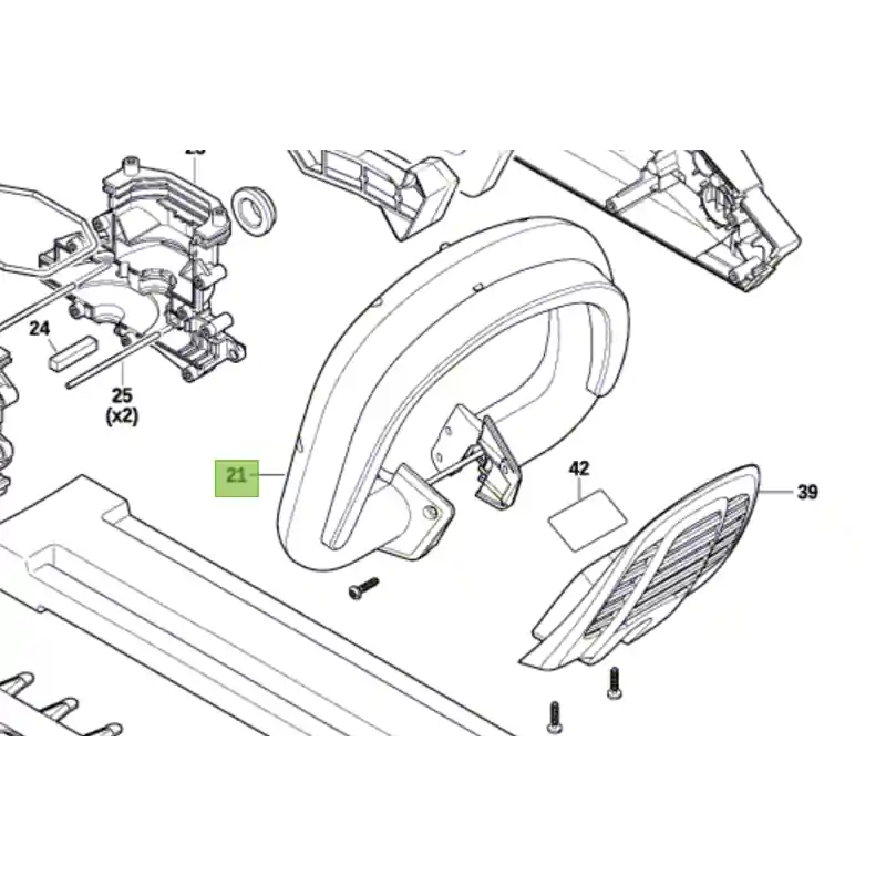 Seulement Aujourd&rsquo;hui Poignée pour taille-haies BOSCH modèles UniversalHedgeCut