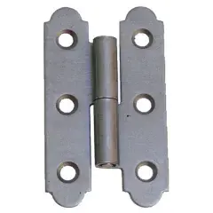 Nouveauté Paumelle espagnole droite 80x45mm épaisseur 1,5mm pièce – MONIN – 457150