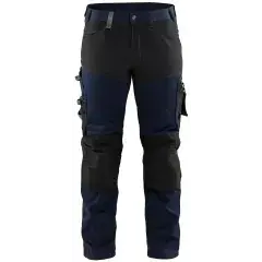 Vente Directe Pantalon artisan stretch marine foncé/noir T40L – BLÅKLÄDER – 179918608699C146