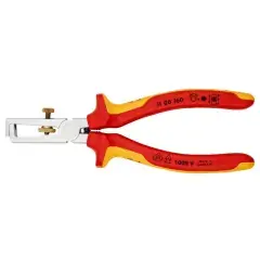 Acheter En Ligne Pince à dénuder avec ressort d‘ouverture isolante 1000V 160mm – KNIPEX – 11 06 160