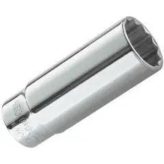 Douille 1/4‘‘ longue 12 pans diamètre 1/2‘‘ longueur 50mm - FACOM - R.1/2EL Quantité Limitée