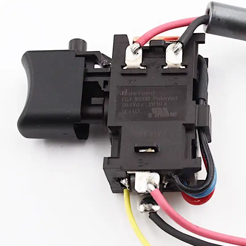 Interrupteur pour perceuses / visseuses MAKITA DF457D / DF488D Retour Gratuit