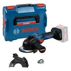 Certifié Meuleuse d’angle 18V EXWS18V-15S Biturbo Brushless (sans batterie ni chargeur) + coffret L-BOXX – BOSCH EXPERT – 06019M6001