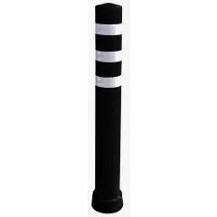 Poteaux à mémoire de forme polyuréthane D 80mm noir – VISO – TPA810BK Certifié