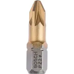 Embouts de vissage MAXGRIP pour vis à empreinte Pozidriv PZ2 25mm – BOSCH – 2607001594 Must-Have