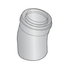 Dernier Modèle Coude PPS 15° 60/100 mm De Dietrich – 84887687