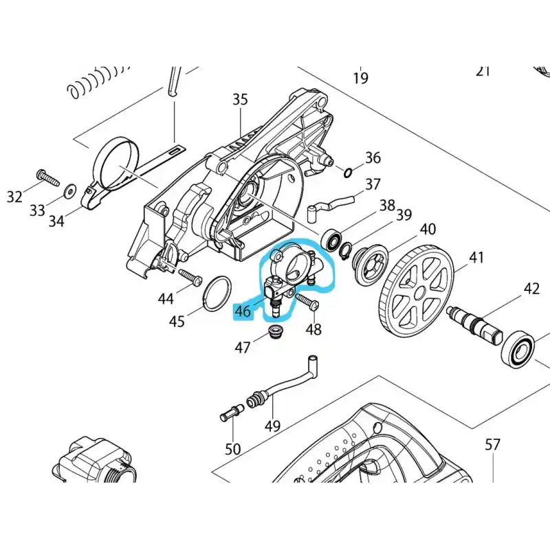 Pompe à huile pour tronçonneuses MAKITA BUC250 / BUC300 Quantité Limitée
