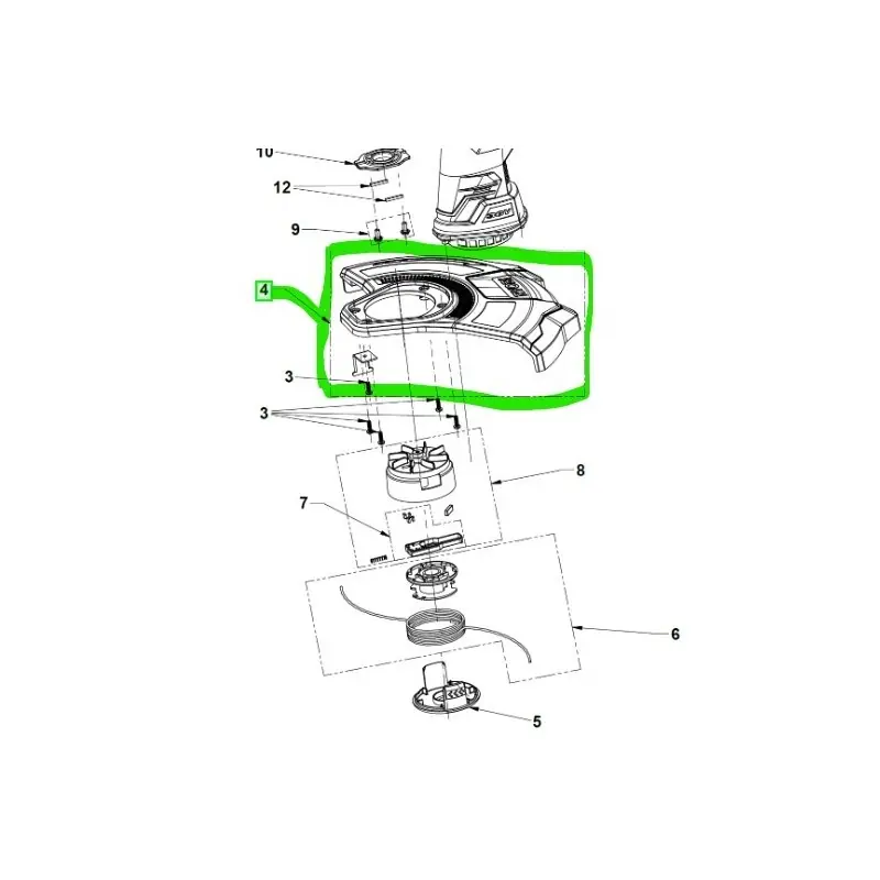 Achat Immédiat Carter de protection pour débroussailleuses RYOBI RY36LT33A