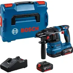 Perforateur SDS-Plus 18V GBH 18V-22 + 2 batteries 4Ah + chargeur rapide sous L-BOXX – BOSCH – 0611924002 Réduction