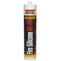 Mastic Fire Silicone B1 FR blanc 300ml – SOUDAL – 147413 Expédition Rapide