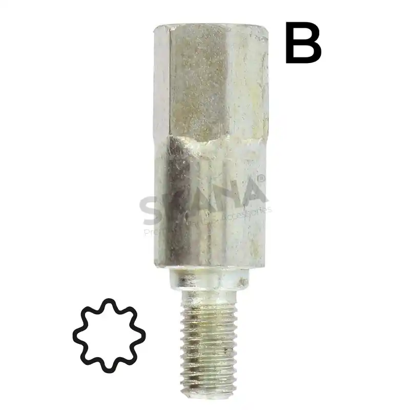 Adaptateur 8 Dents [B] pour Renvoi d‘Angle Universel Prix Cassé