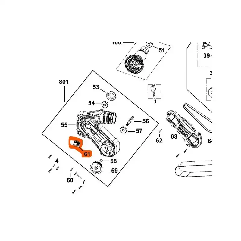 Poulie pour ponceuse à bande STANLEY FMEW204 – KFFMEW200 Expédition Rapide