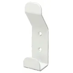 Solde Bi-patère acier époxy blanc – DEVISMES – F10555BLA