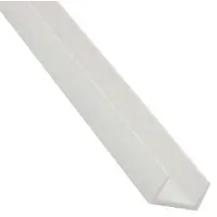 Profil d‘habillage PVC chant U blanc 19mm longueur 2,60m – RIBP319 Prix Promo