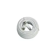 Rallonge câble TV blanc 5m M/F + adaptateur M/M – 10154013J Satisfait Ou Remboursé