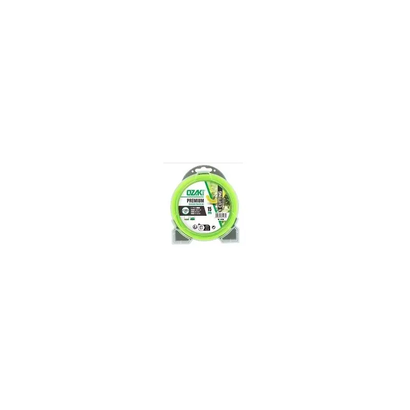 Bobineau fil nylon rond jaune 1,3mm x 15m Affaire À Saisir