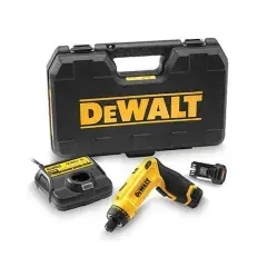 Vente Directe Tournevis gyroscopique 7,2V DCF680G2-QW + 2 batteries 1Ah + chargeur + coffret – DEWALT – DCF680G2-QW