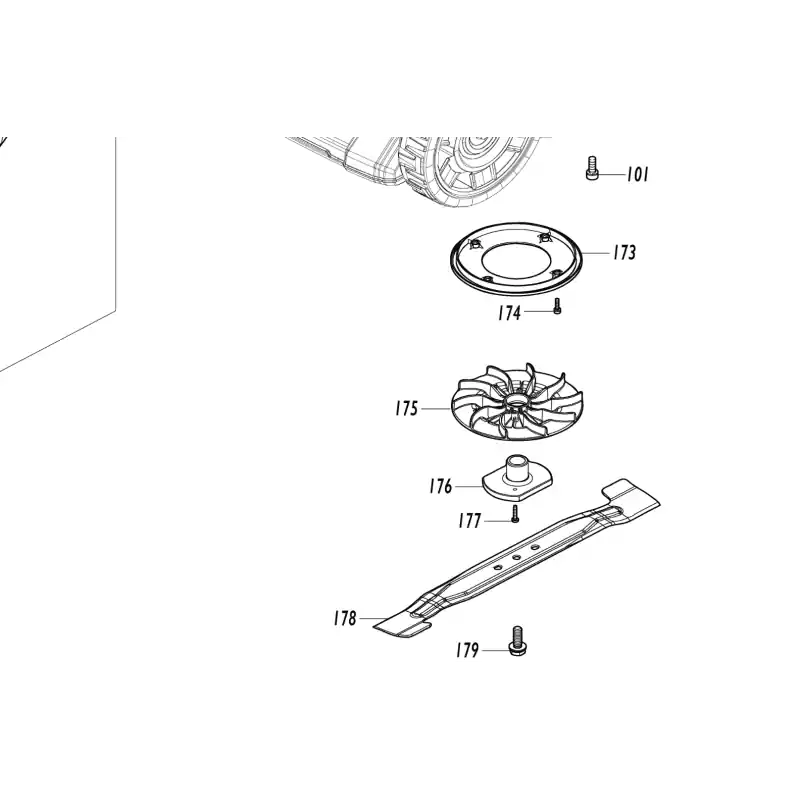Nouvel Arrivage Support de lame tondeuse MAKITA LM001G