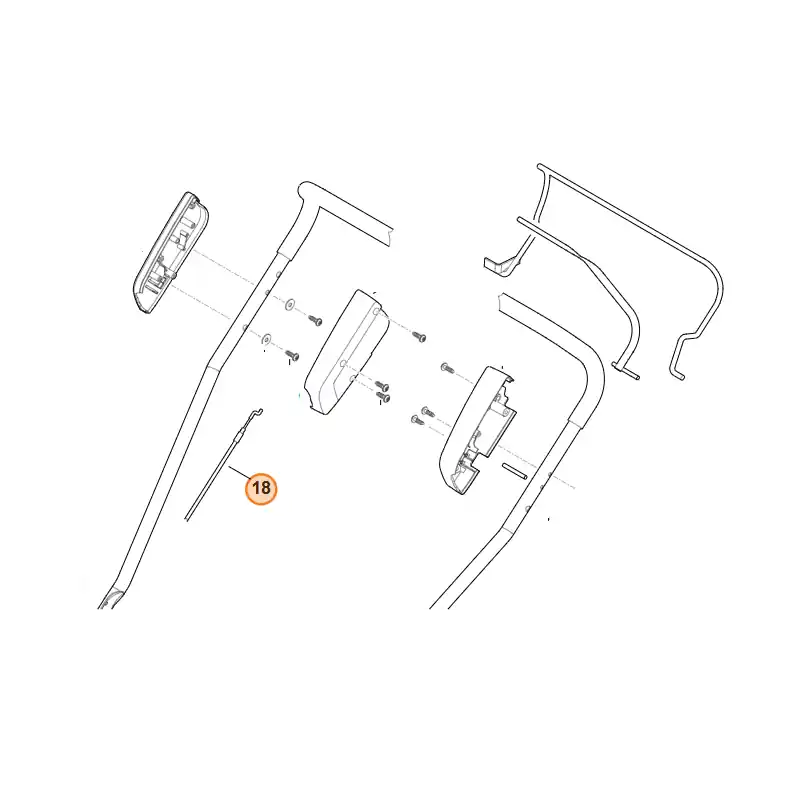 Cable de sécurité homme mort tondeuse Viking MB 2 RT, MB 2.0 RTX Soldes