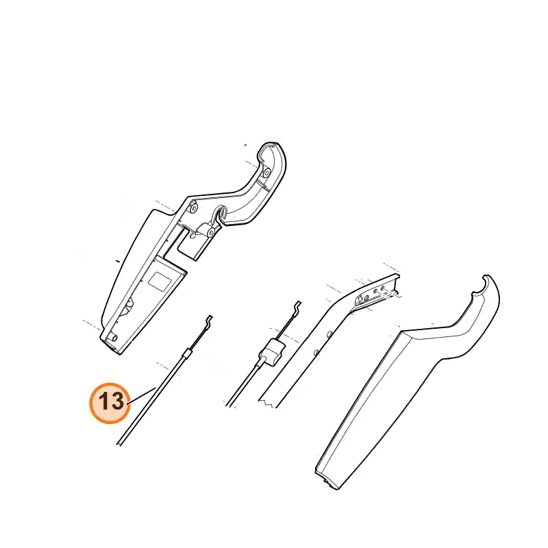 Cable arret moteur pour tondeuse Viking MB 545.0 Affaire À Saisir