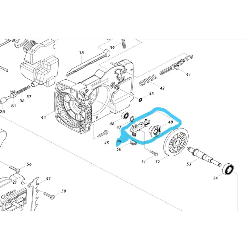Pompe à huile tronçonneuse MAKITA UC4051A – UC002G Achat Immédiat