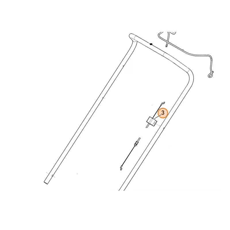 Paiement Sécurisé Cable arret moteur tondeuse Viking MB 253.0, MB 253.0 T