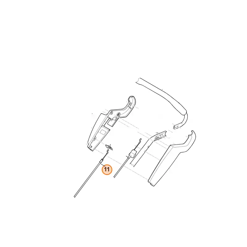 Pas Cher Cable de frein à moteur pour Viking MB 650.0 TK, MB 650.0 GK