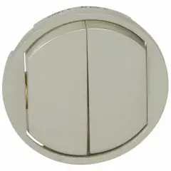 Enjoliveur CELIANE pour double interrupteur ou va-et-vient ou poussoir – LEGRAND – 068302 Quantité Limitée