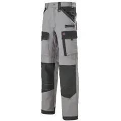 Pantalon de travail multipoches RULER WORK ATTITUDE gris/noir T0 XS – LAFONT – LA-1ATTUP-6-2279-0 Commander Vite