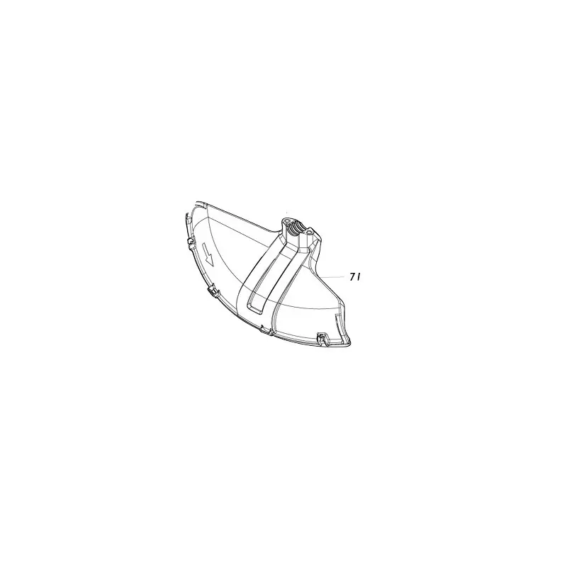 Carter de protection débroussailleuse MAKITA UR012G Acheter En Ligne