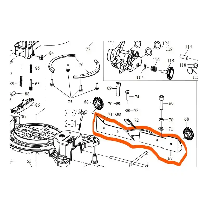 Commander Maintenant Butée pour scie à onglet de marque BLACK & DECKER BES701