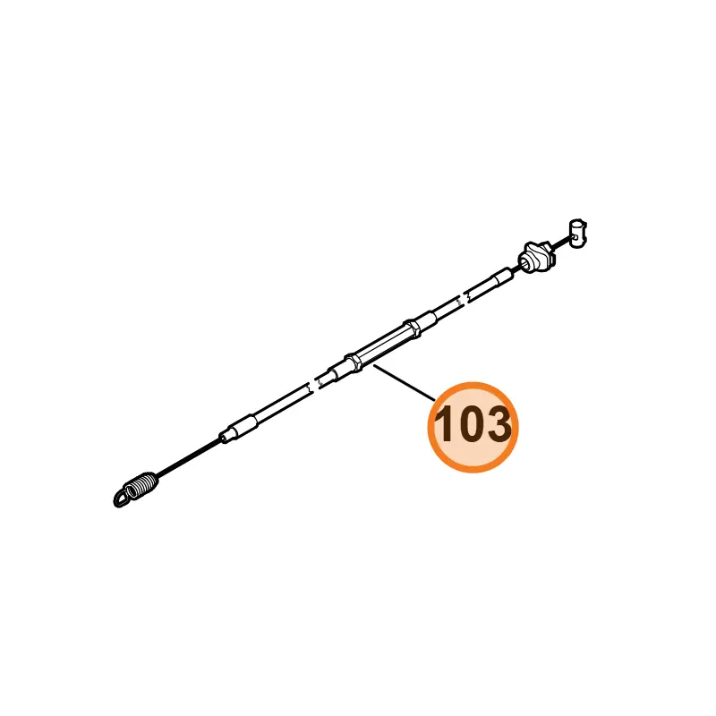 Expédié Aujourd&rsquo;hui Cable de traction pour tondeuse Viking MB 755.0 KS