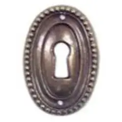 Entrée de clé 47x32mm zamak bronze – SELECT HARDWARE – 141150 Offre Spéciale