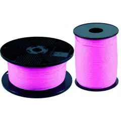 Paiement Sécurisé Cordeau tressé polypropylène fluo rose sur flasque – TALIAPLAST – 400515