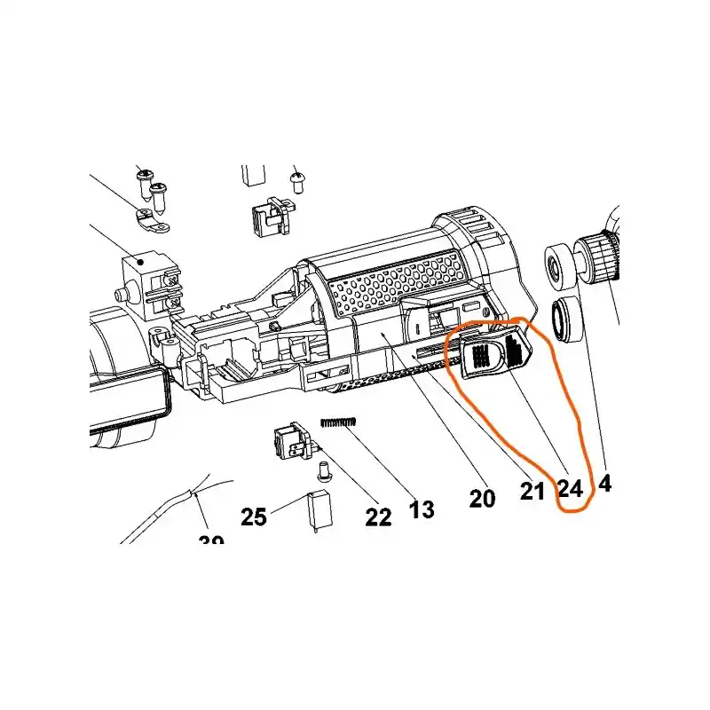 Must-Have Bouton marche / arret meuleuses BLACK & DECKER BEG210 / BEG220