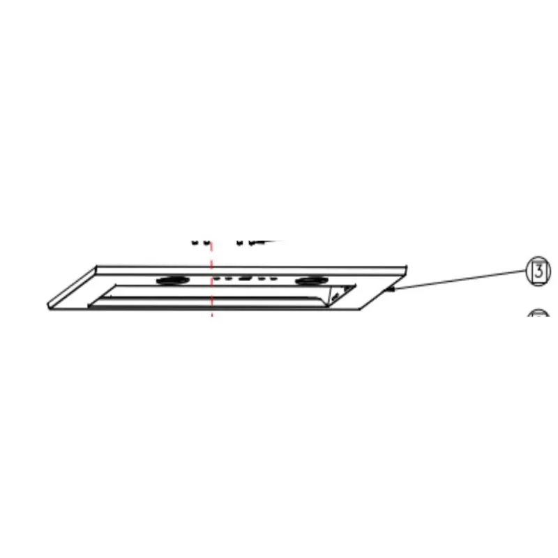 Façade hotte AIRLUX AHF571WH Authentique