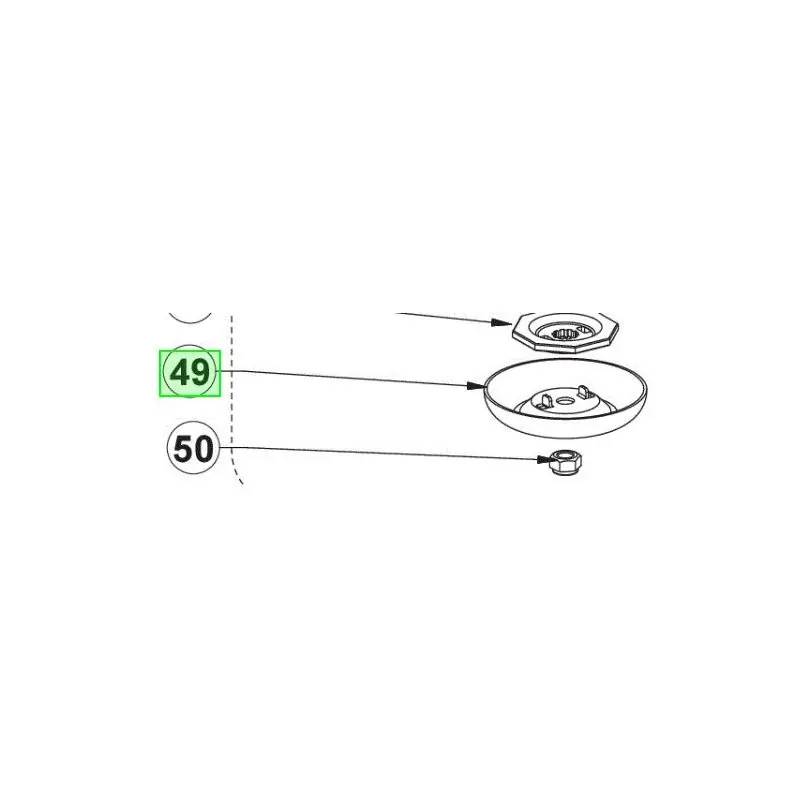 Haute Qualité Bol lame débroussailleuse RYOBI RBC36 – RBC430 – RBC18 – OBC1820B