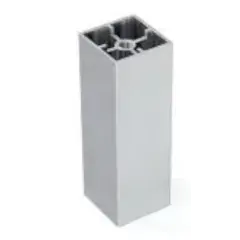 Satisfait Ou Remboursé Jeu de 2 pieds PRISMA alu carré 25mm hauteur 410mm avec platine + vérin – EMUCA – 98796
