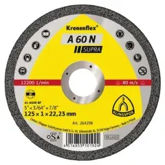 Authentique Disque à tronçonner Kronenflex® A 60 N Supra pour aluminium – KLINGSPOR – 264298