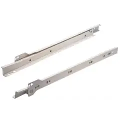 Meilleur Prix Coulisse à galet sortie simple de longueur 500mm blanc crème – LMC – COUGS500BC