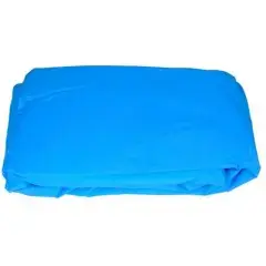 Liner 50/100 PVC bleu pour piscine en bois AZURA hexagonale 410cm – UBBINK – 7514631 Nouvelle Collection
