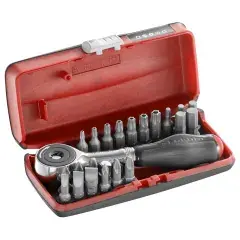 Soldes Coffret porte-embout cliquet 1/4‘‘ + 22 embouts – FACOM – R.PE360J22PB