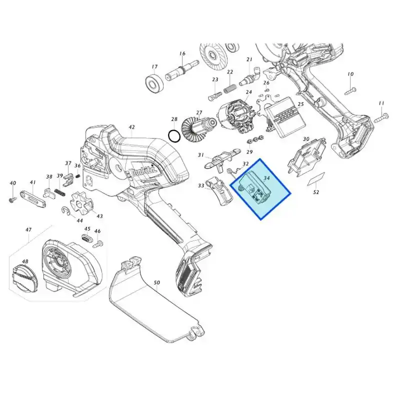 Offre Spéciale Interrupteur taille haies / élagueur MAKITA DUH506 – DUH606 – DUC101