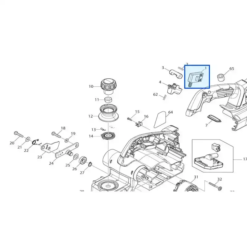 Prix Choc Interrupteur de remplacement rabot MAKITA DKP181